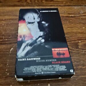 White Hunter, Black Heart (VHS, 1991, Warner Bros.) Clint Eastwood